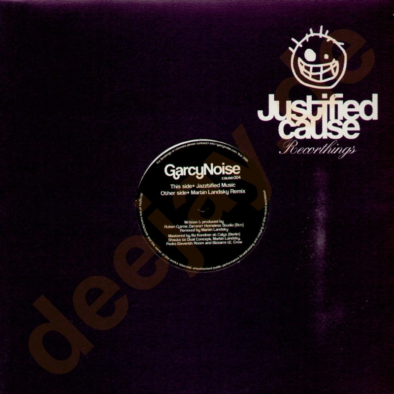 Garcy Noise Vs. Martin Landsky - Jazztified Music | Justified Cause (CAUSE004)