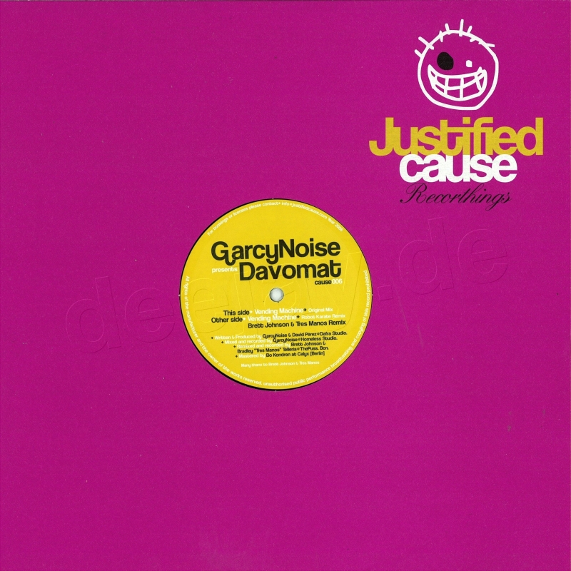 Garcy Noise - Vending | Justified Cause (CAUSE006)