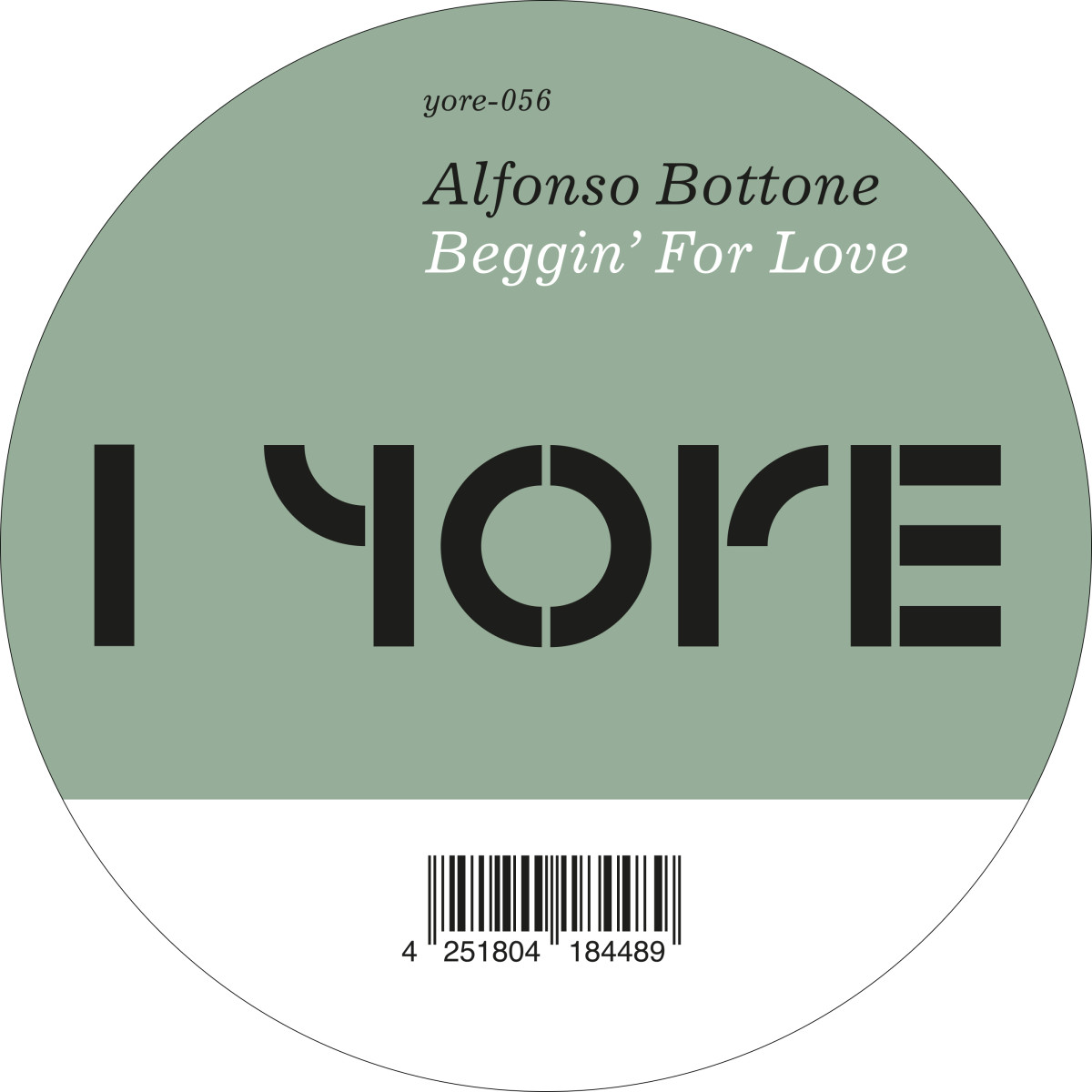 Alfonso Bottone - Beggin' For Love | Yore (YRE-056)