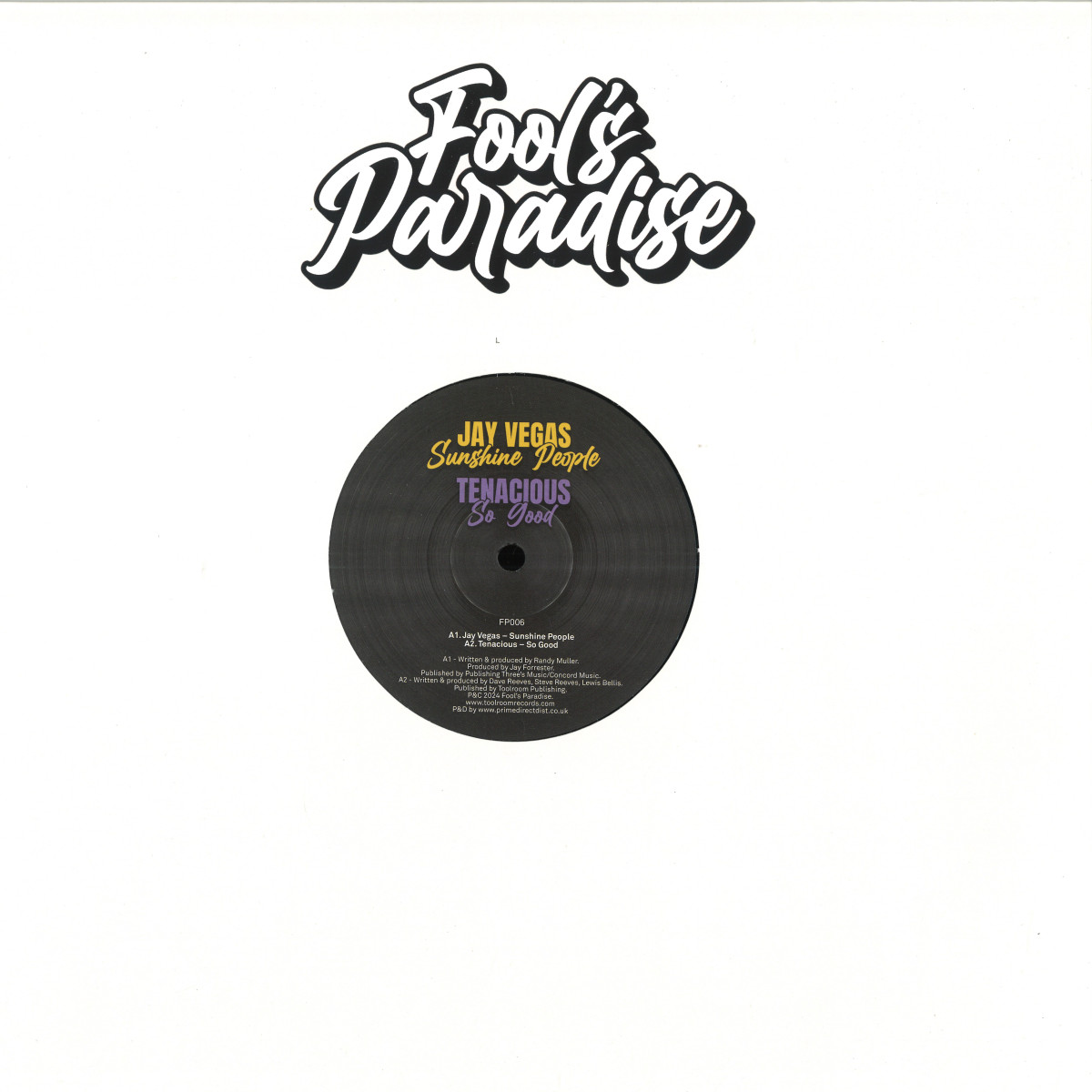 Jay Vegas  &  Tenacious  &  Sgt Slick  &  Tommy Glasses - Fool's Paradise Sampler Vol. 5 | Fool's Paradise (FP006)