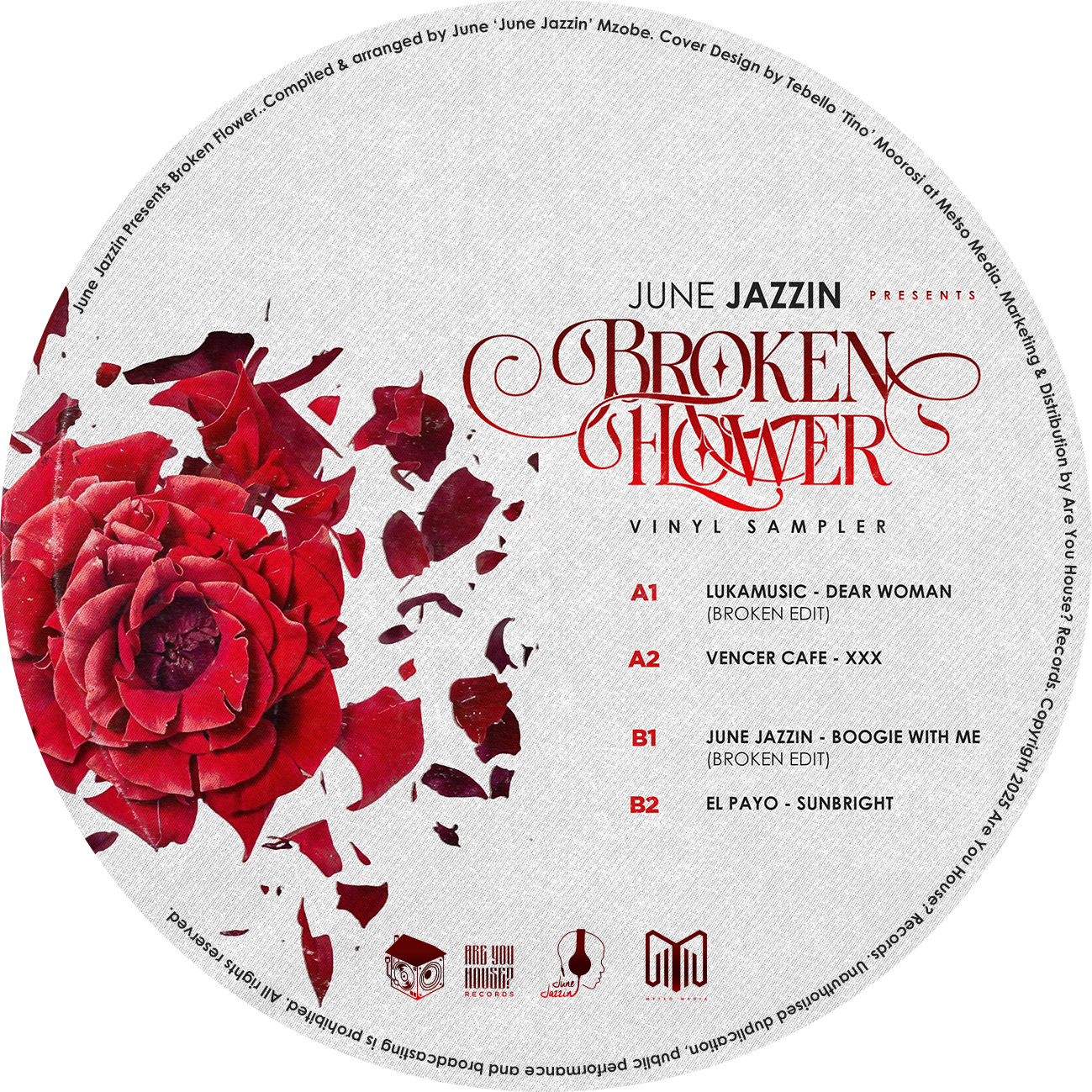 Various Artists - June Jazzin pres. - Broken Flower - Vinyl Sampler | Are You House Records (AYHR0060)
