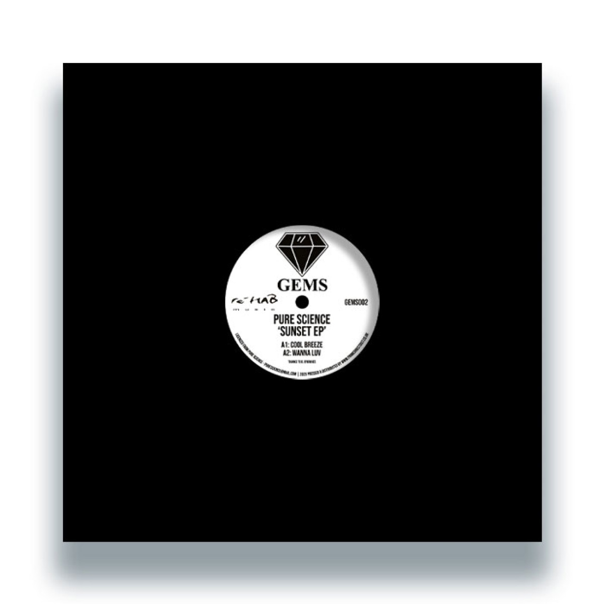 Pure Science - Sunset EP | Gems (GEMS002) Pure Science - Sunset EP | Gems (GEMS002)