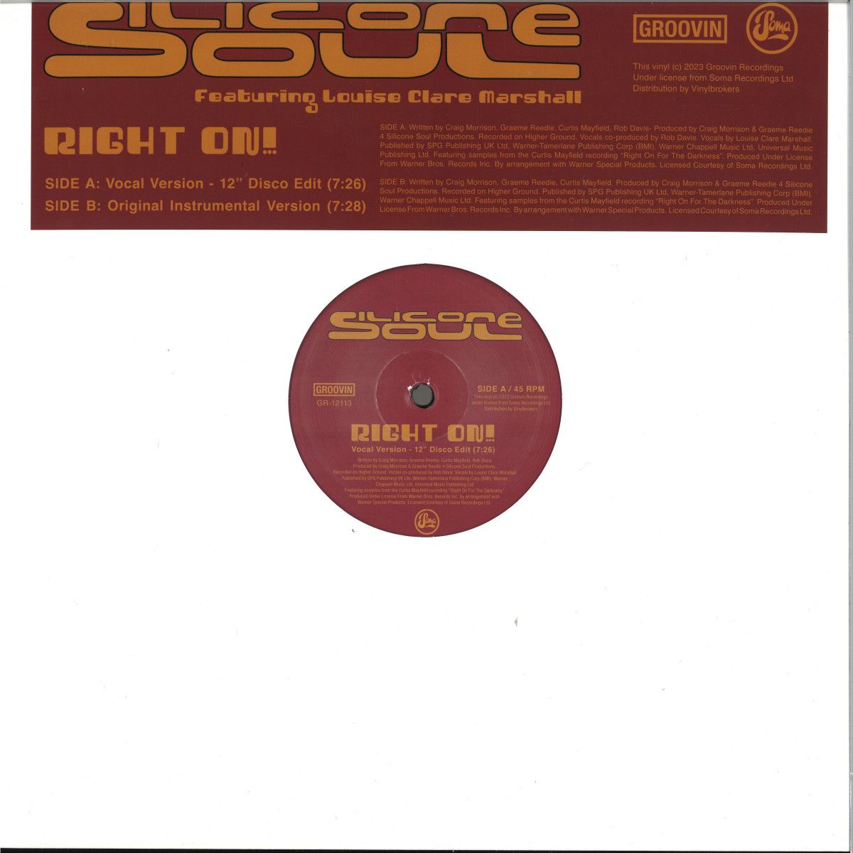 Silicone Soul - Right On! | Groovin Recordings (GR-12113)