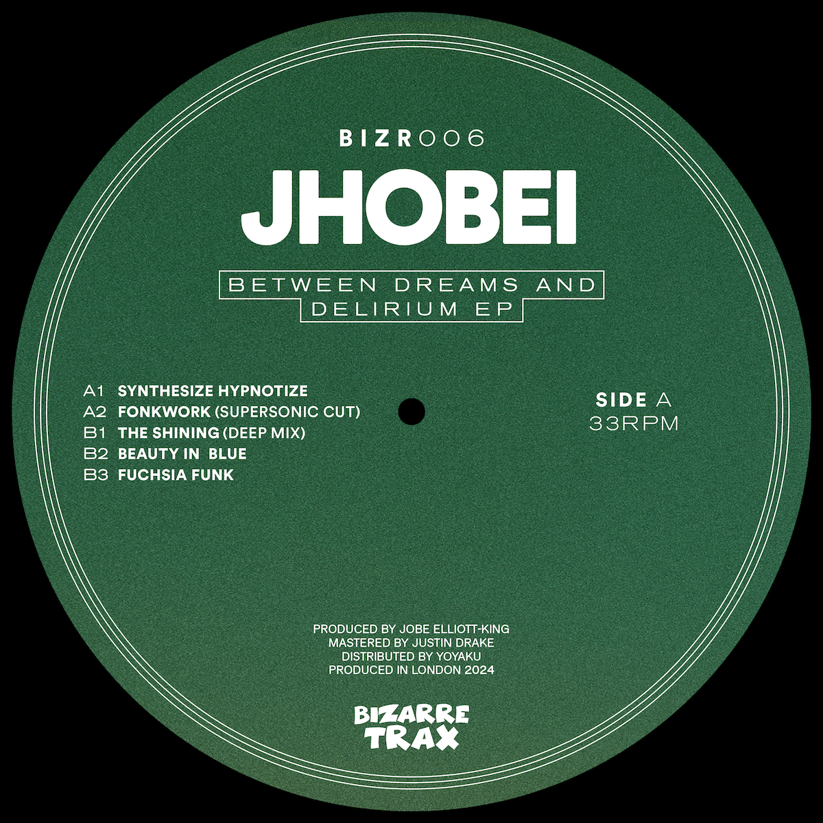 Jhobei - Between Dreams And Delirium EP | Bizarre Trax (BIZR006) Jhobei - Between Dreams And Delirium EP | Bizarre Trax (BIZR006)