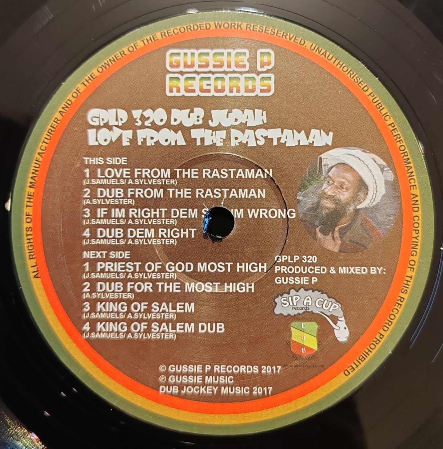 Dub Judah - Love From The Rastaman | Gussie P Records (GPLP320) - main Dub Judah - Love From The Rastaman | Gussie P Records (GPLP320) - main