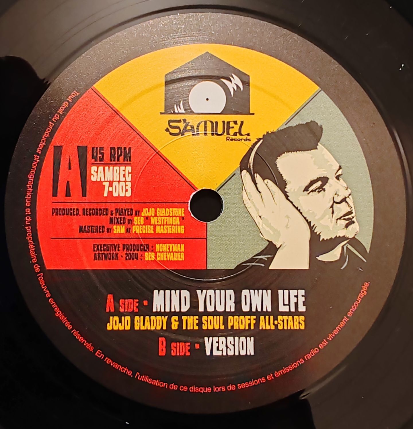 Jojo Gladstone - Mind your own life | Samuel Records ()