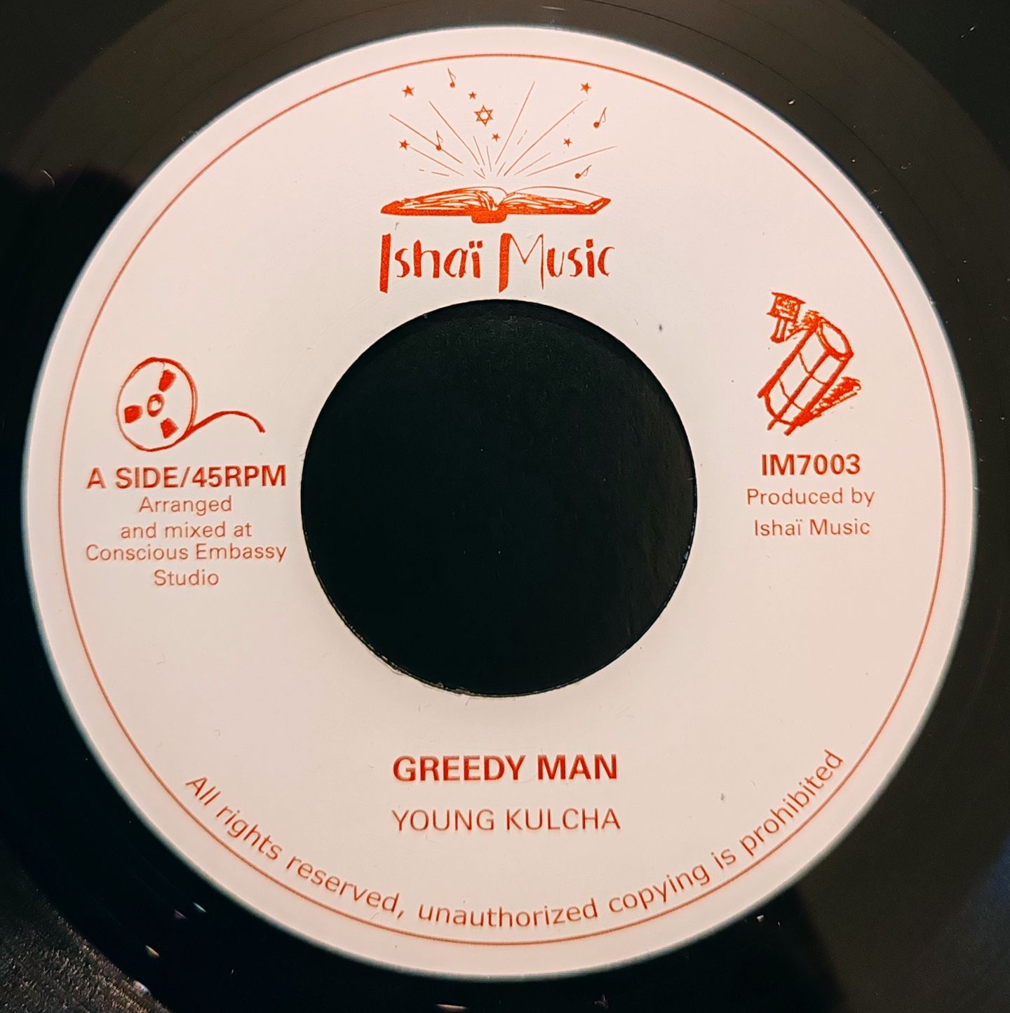 Young Kulcha - Greedy Man | Ishaï Music (IM7003) - main