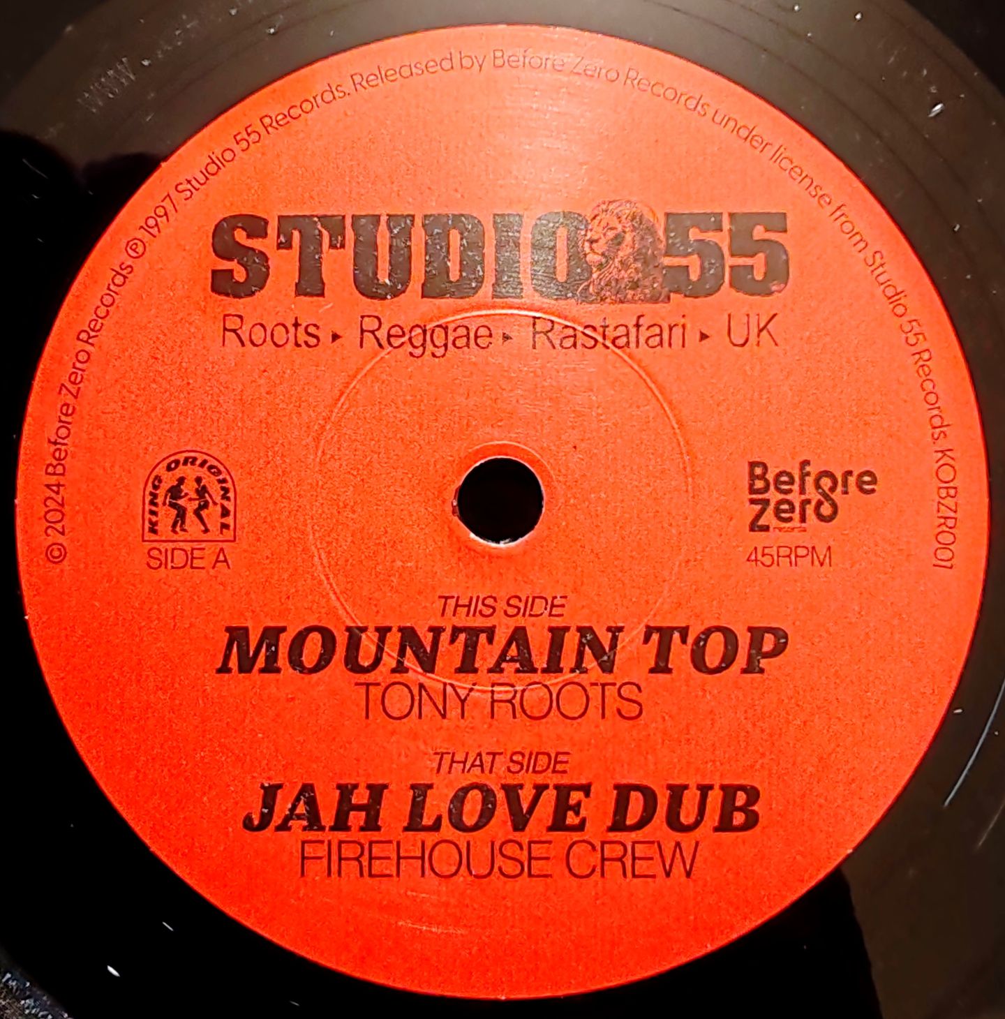 Tony Roots - Mountain Top | Before Zero Records (KOBZR001)