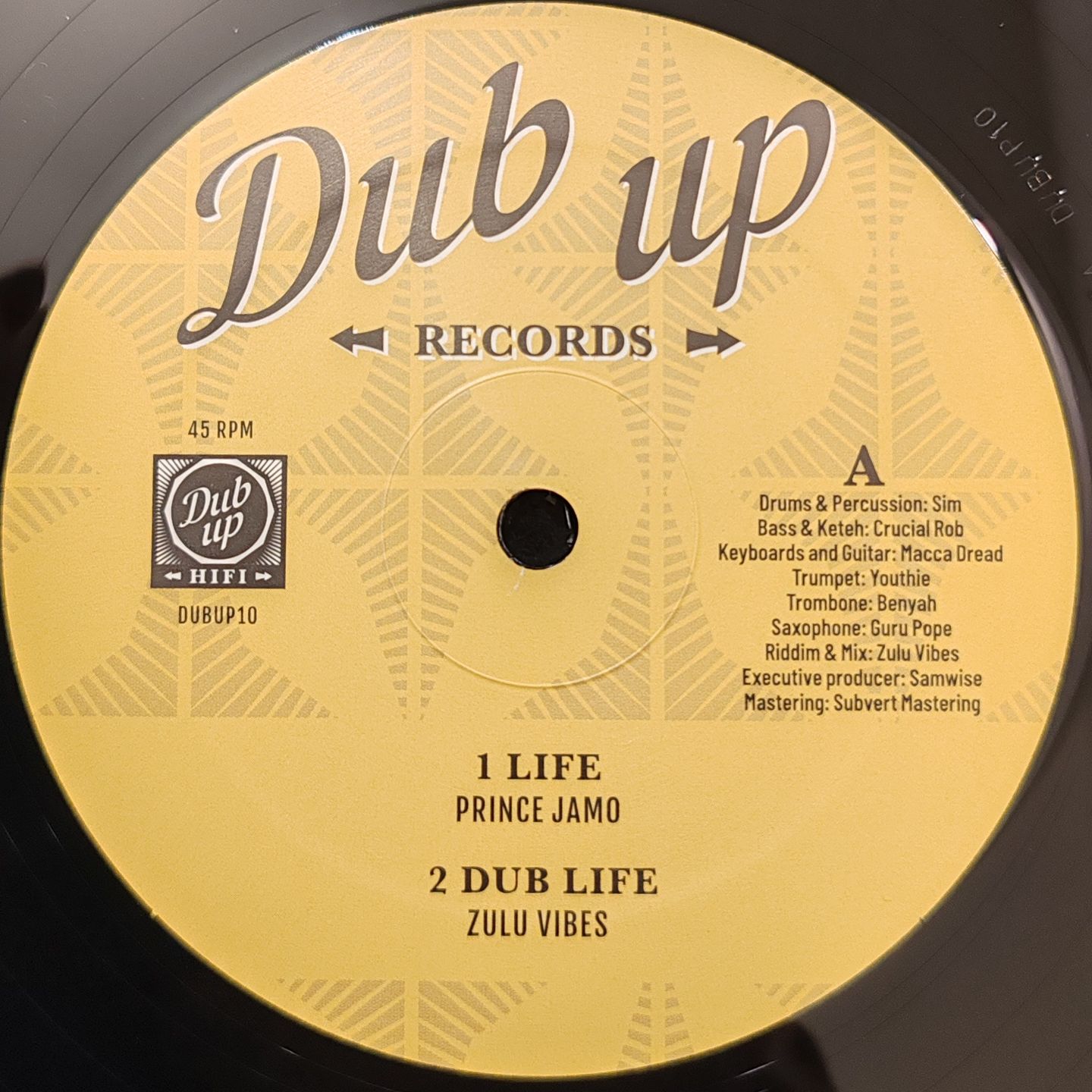 Prince Jamo , Youthie - Life | Dub-Up Records (DUBUP10)