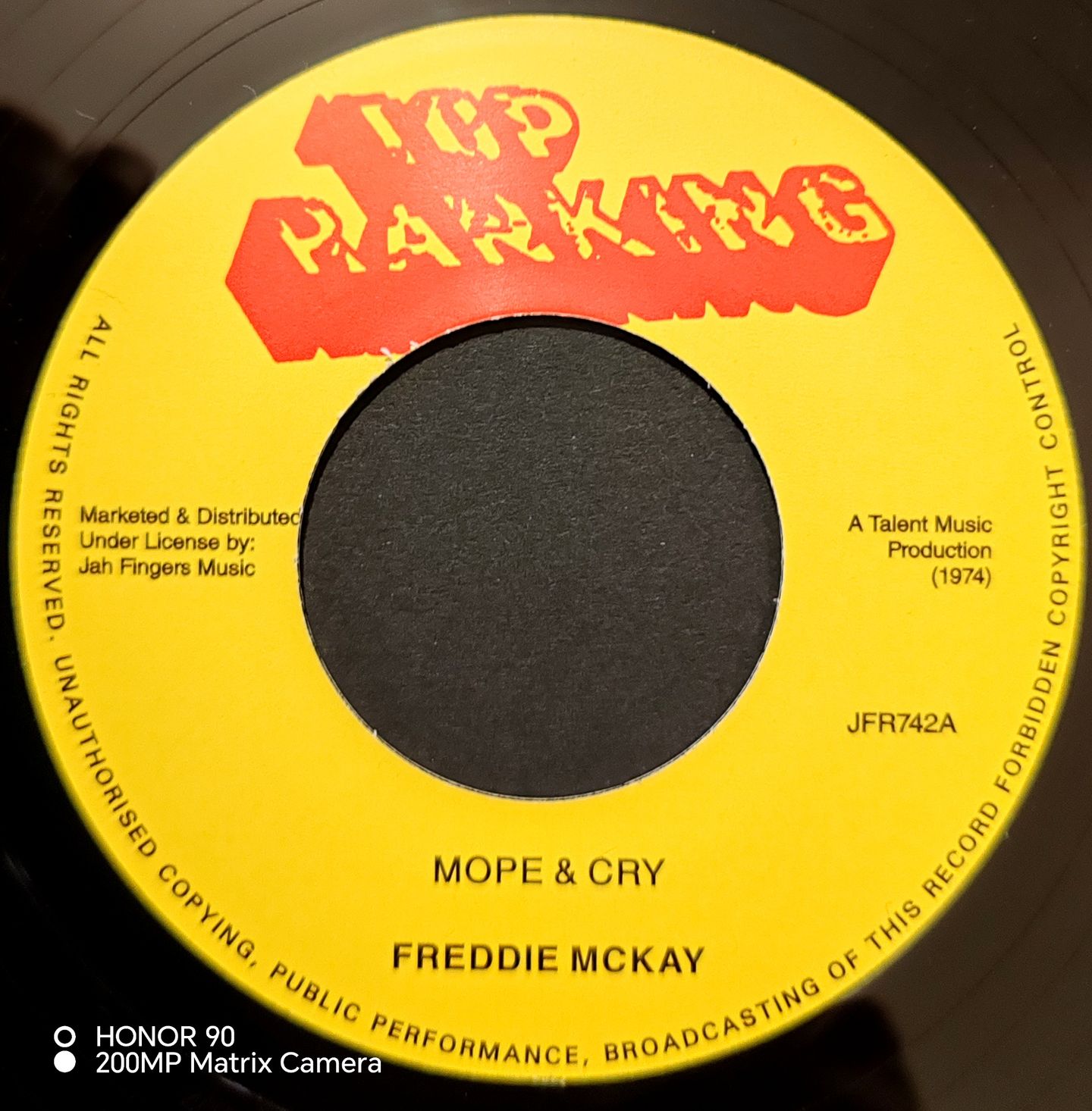 Freddie McKay - Mope & Cry | Top Ranking (JFR742)