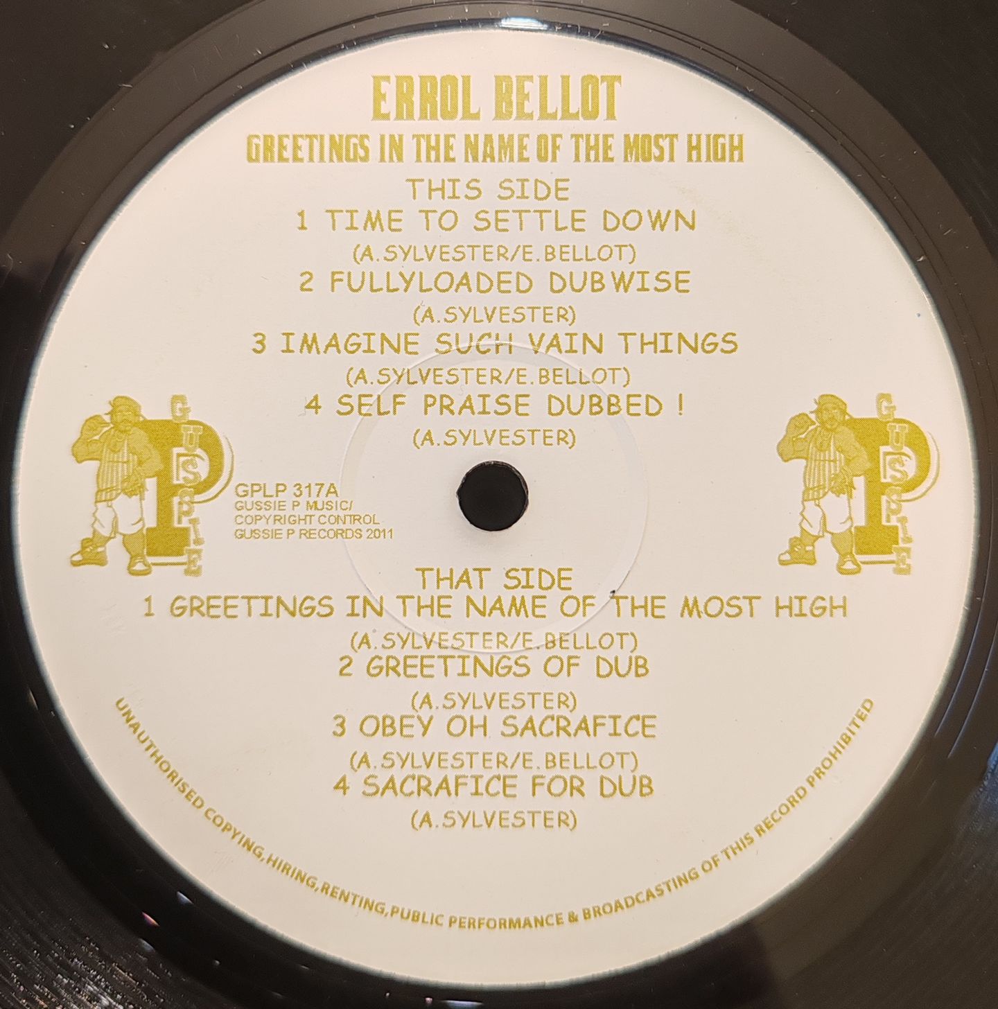 Errol Bellot - Greetings In The Name Of The Most High (Sip A Cup Showcase Vol. 17) | Gussie P Records (GPLP317) Errol Bellot - Greetings In The Name Of The Most High (Sip A Cup Showcase Vol. 17) | Gussie P Records (GPLP317)