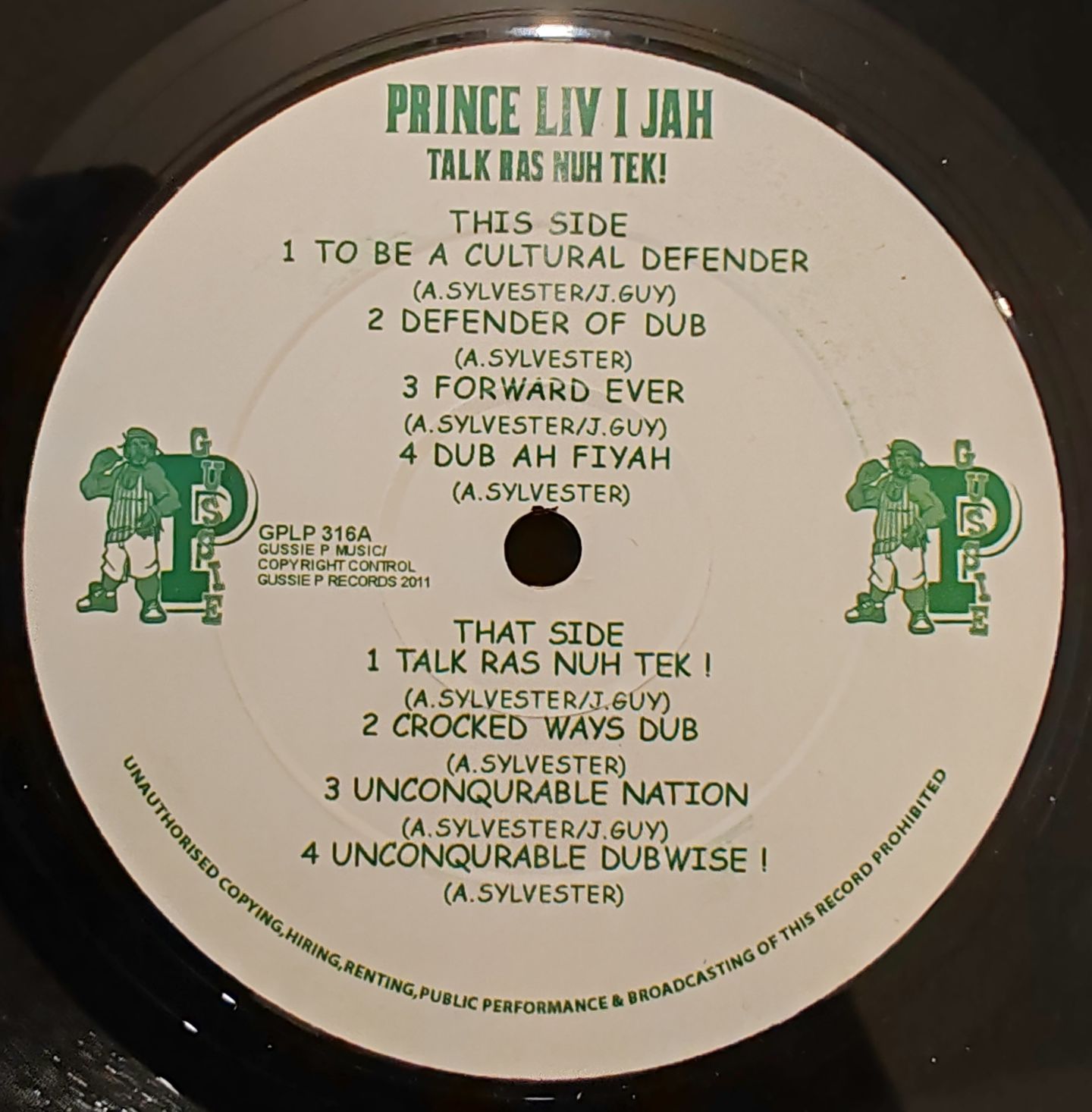 Prince Livijah - Talk Ras Nuh Tek! (Sip A Cup Showcase Vol. 16) | Gussie P Records (GPLP316) Prince Livijah - Talk Ras Nuh Tek! (Sip A Cup Showcase Vol. 16) | Gussie P Records (GPLP316)