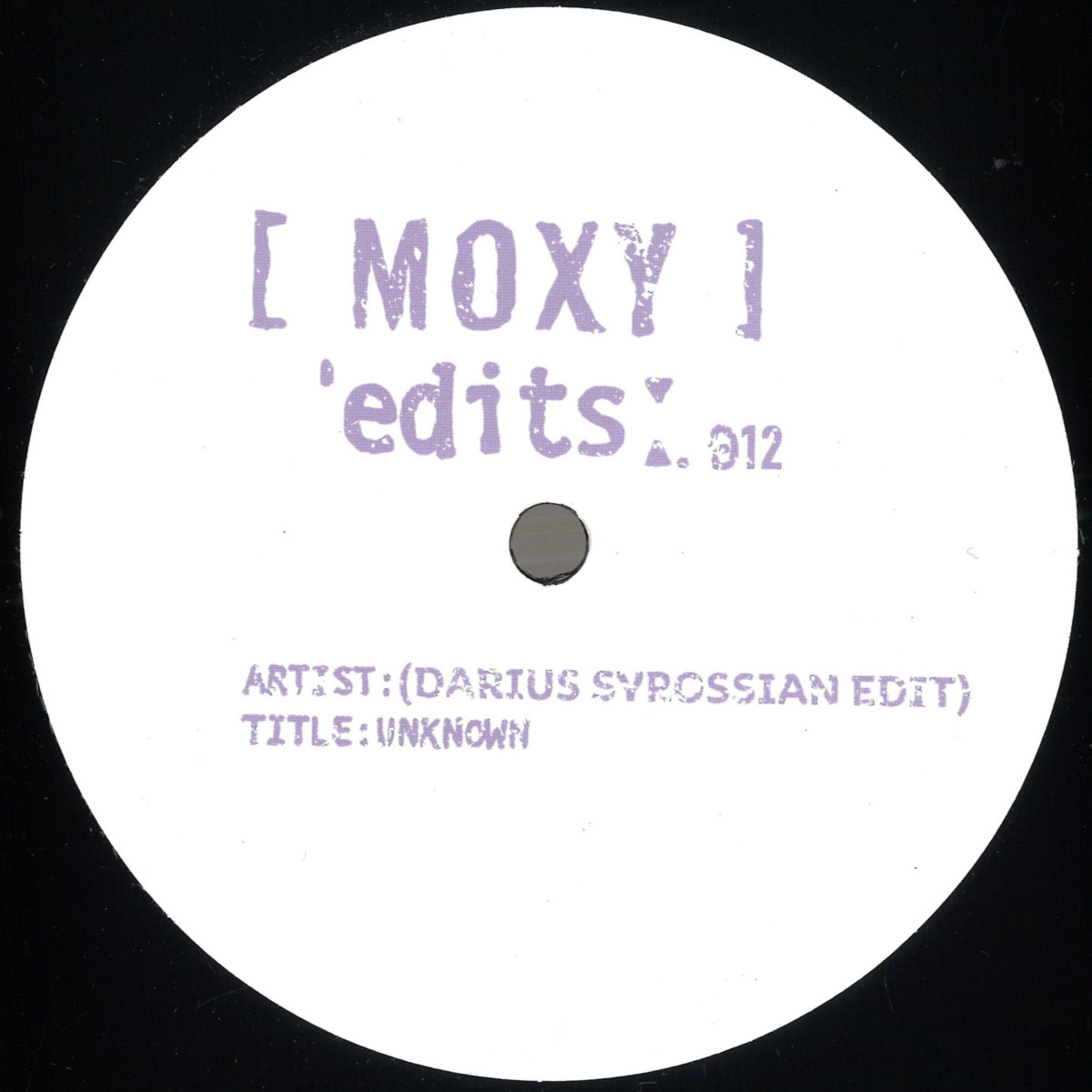 Moxy - Moxy Edits 11 & 12 | Moxy Muzik (MYEDITS011) - main
