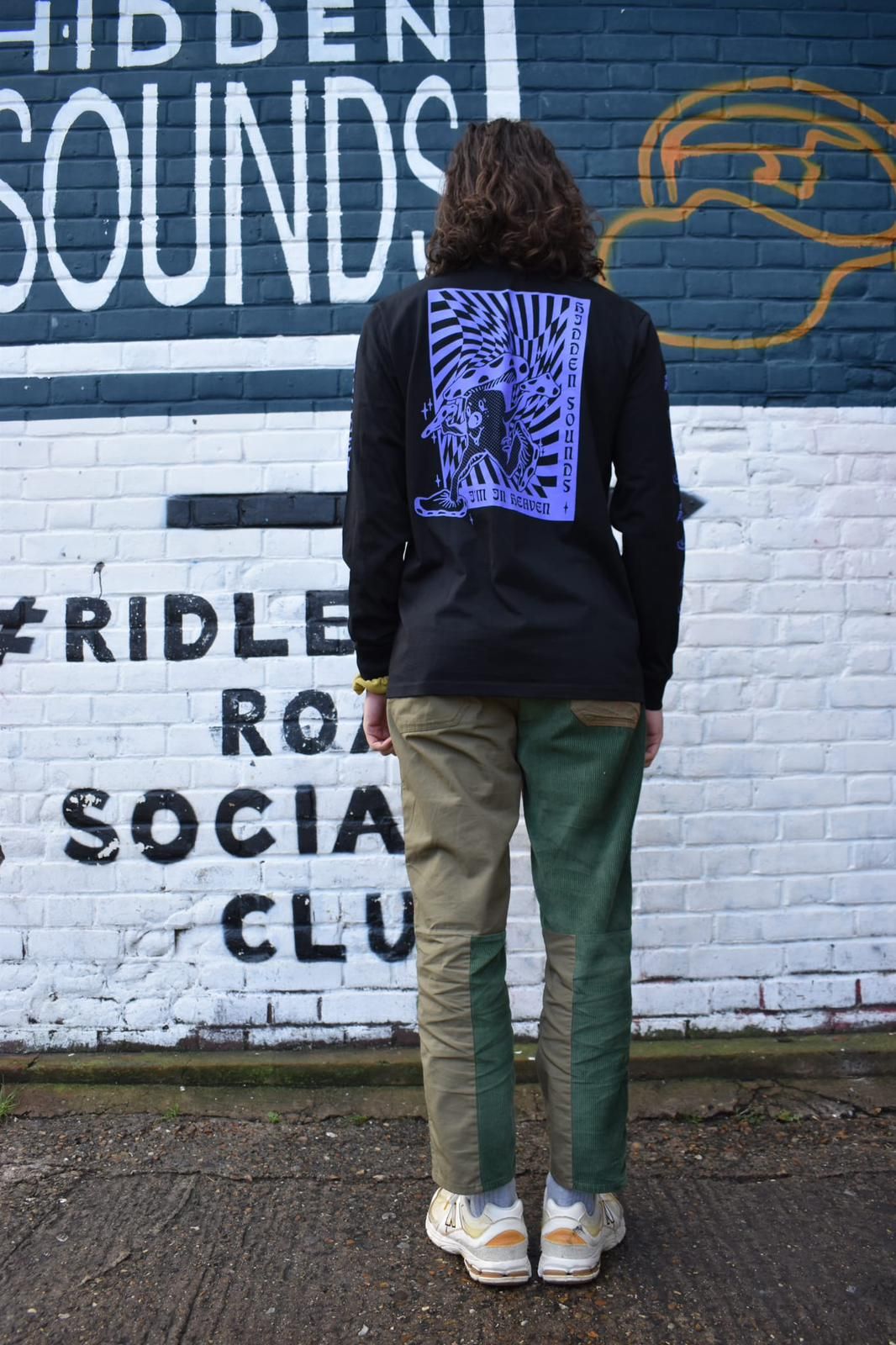 I'm In Heaven - Long Sleeve Tee - Black - L