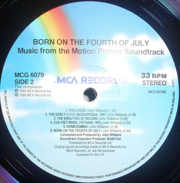 Born On The Fourth Of July - Motion Picture Soundtrack Album