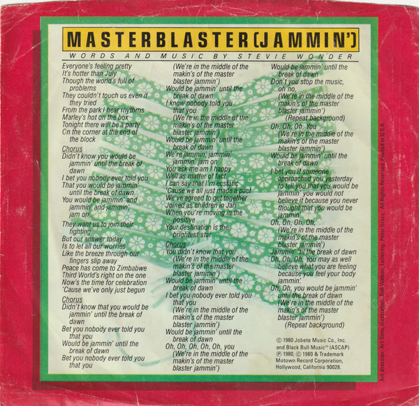 Master Blaster (Jammin')
