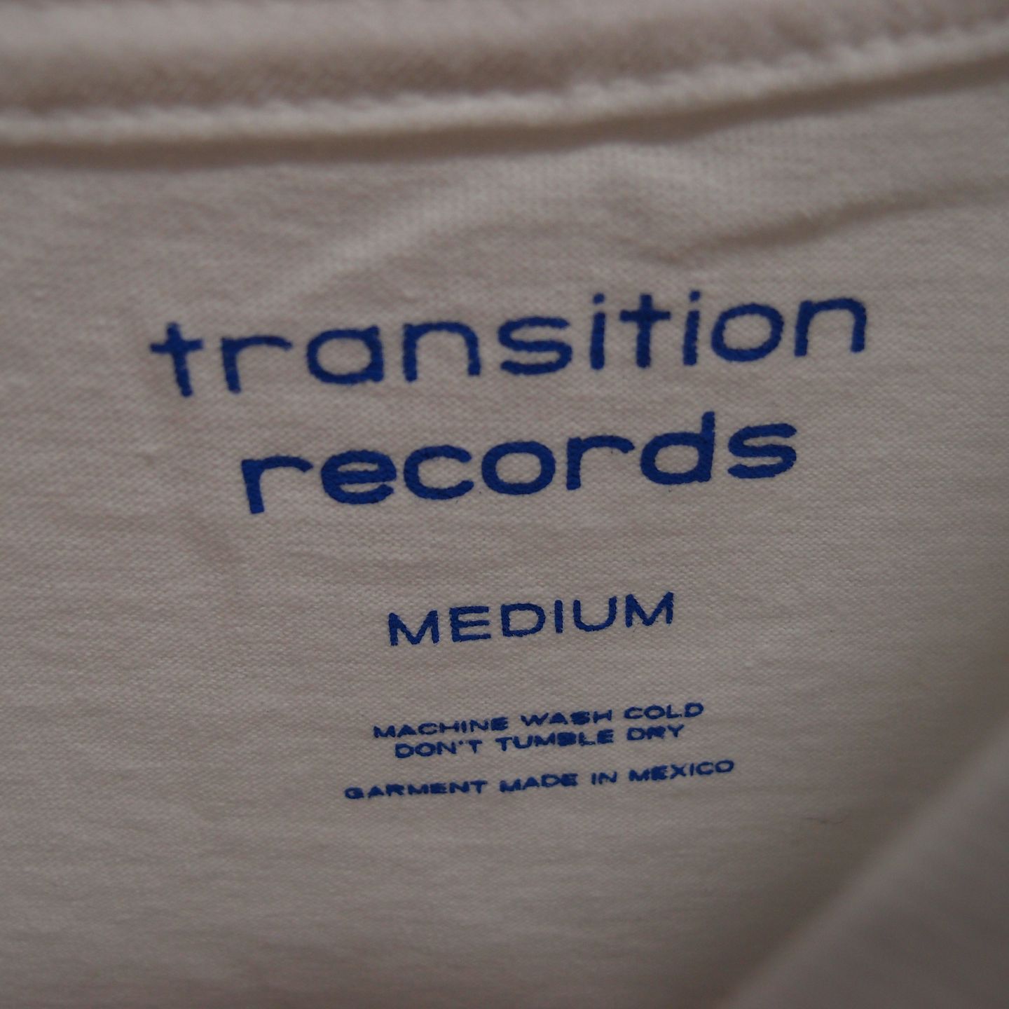 Transition - Transition Records Tshirt in White size M - 4