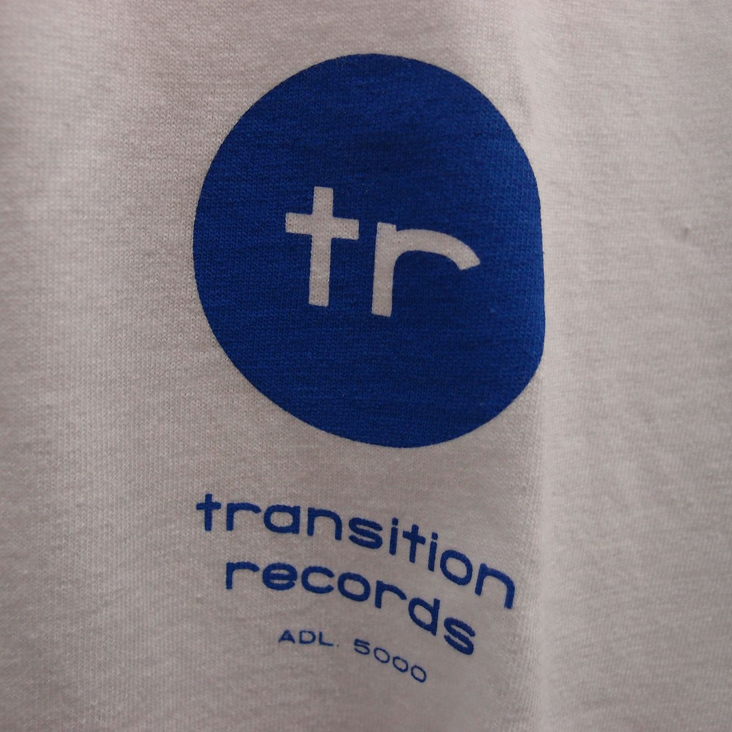 Transition - Transitition Records Tshirt in White L - 3