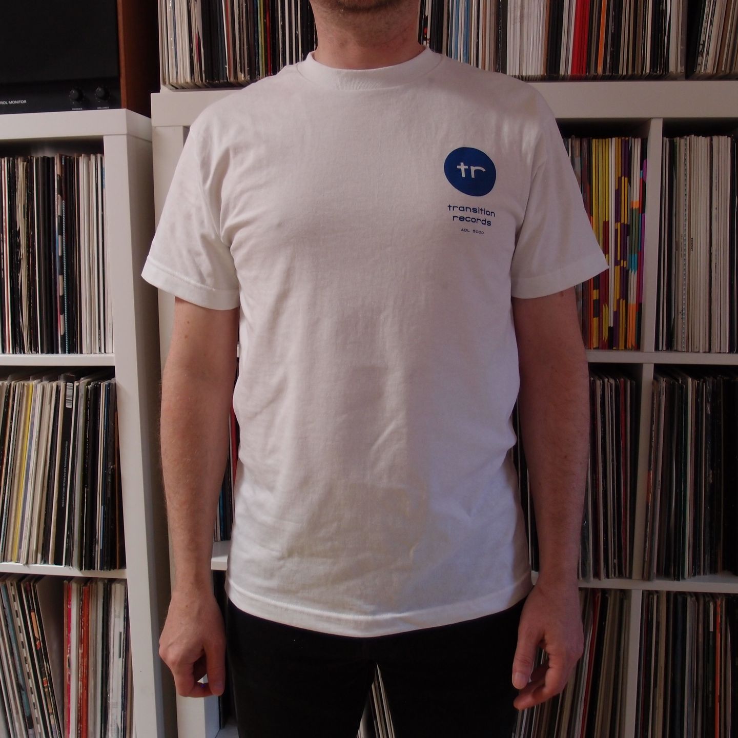 Transition - Transitition Records Tshirt in White L - 2