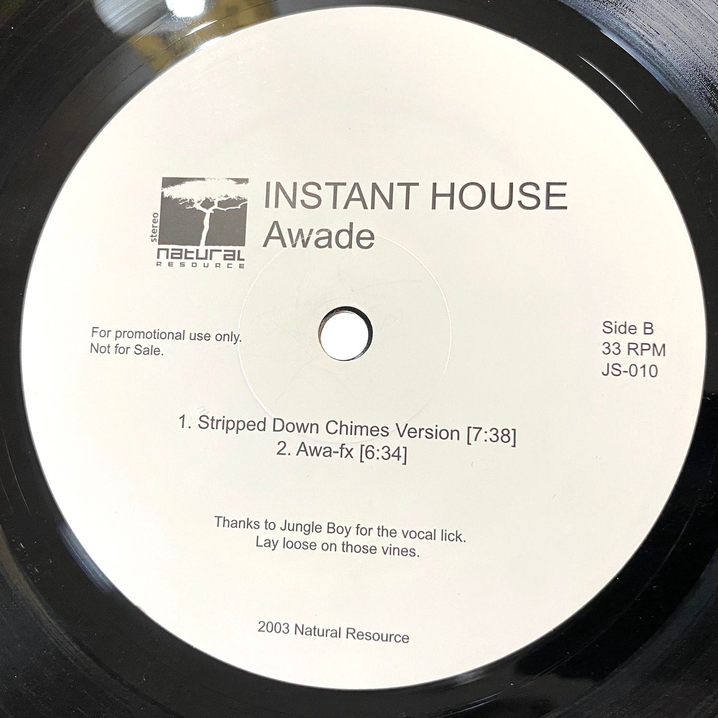 Instant House - Awade | Jungle Sounds Records (JS-010) - 3