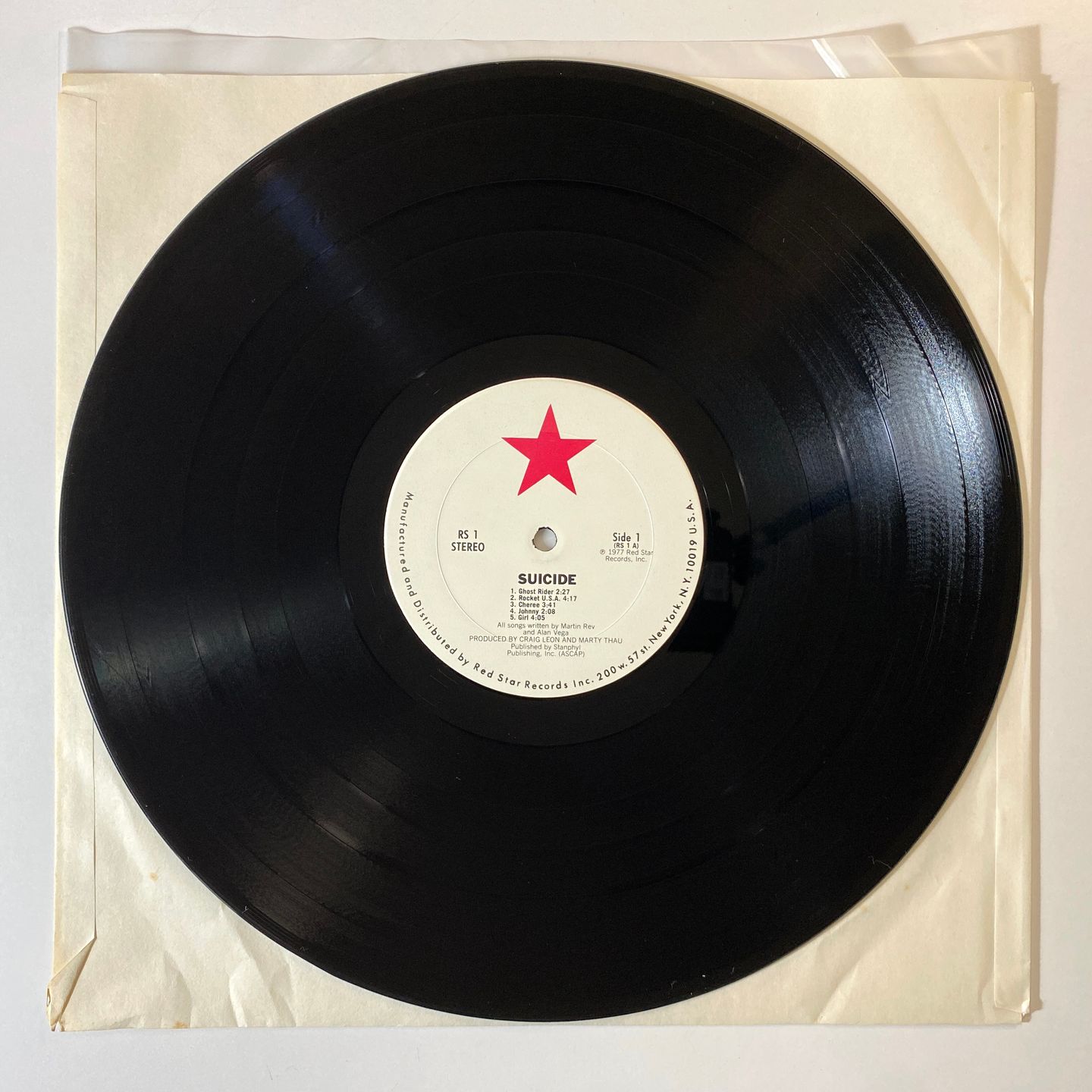 Suicide - Suicide | Red Star Records (RS 1) - 5