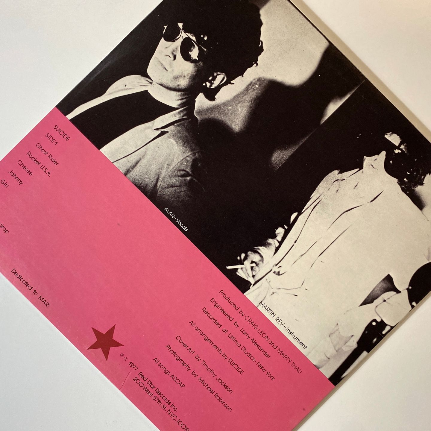 Suicide - Suicide | Red Star Records (RS 1) - 7