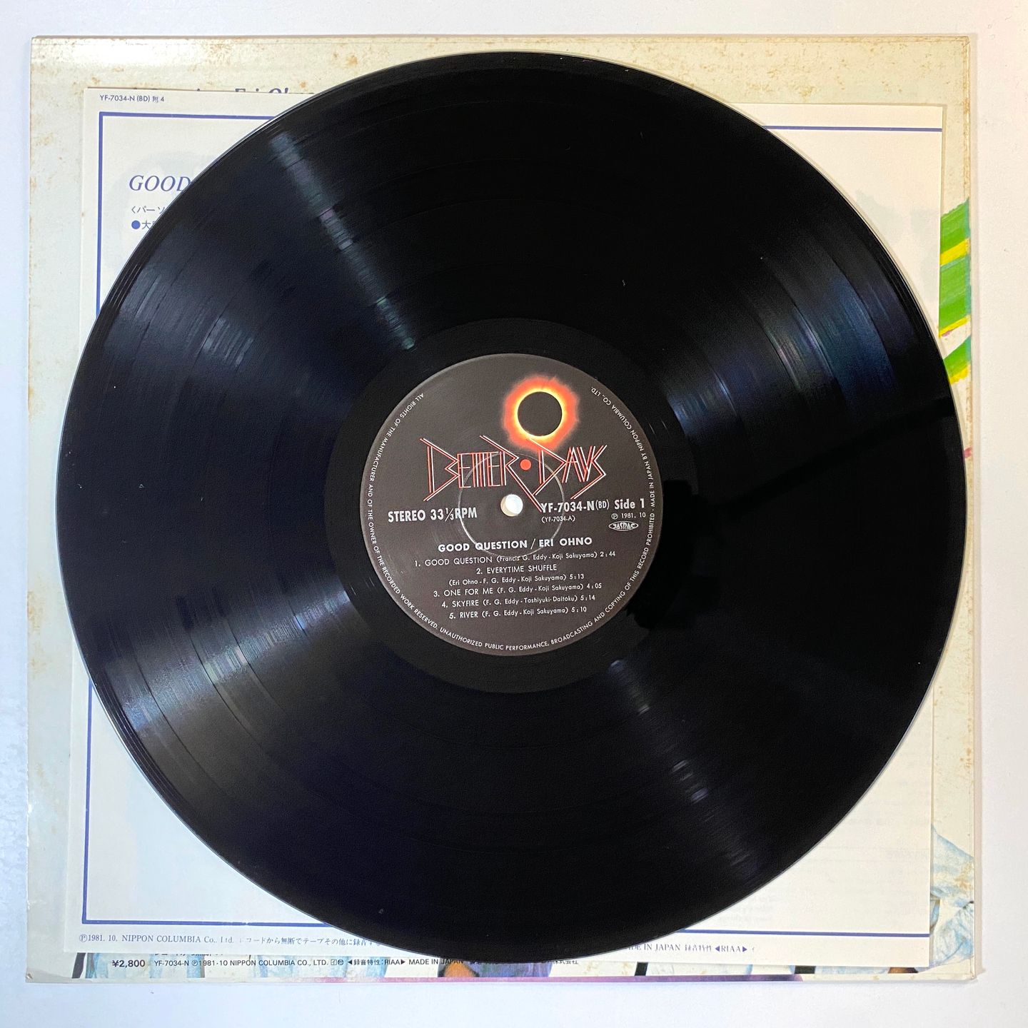 Eri Ohno - Good Question | Better Days (YF-7034-N) - 3 Eri Ohno - Good Question | Better Days (YF-7034-N) - 3