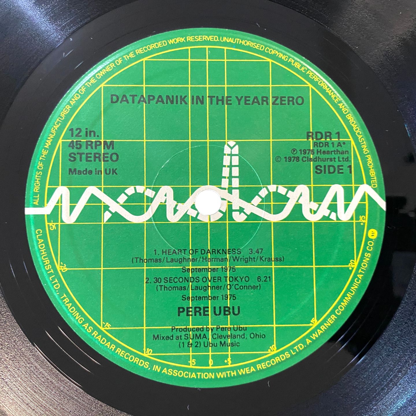 Pere Ubu - Datapanik In The Year Zero | Radar Records (RDR 1) - 2