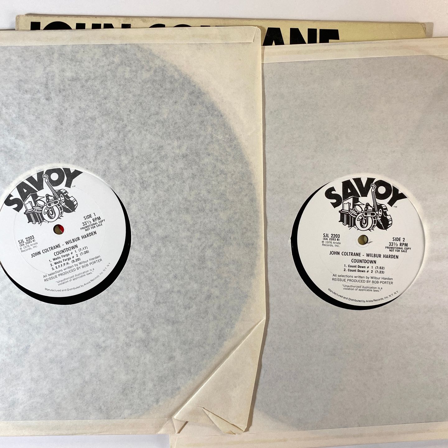 John Coltrane - Wilbur Harden - Countdown | Savoy Records (SJL 2203) - 2