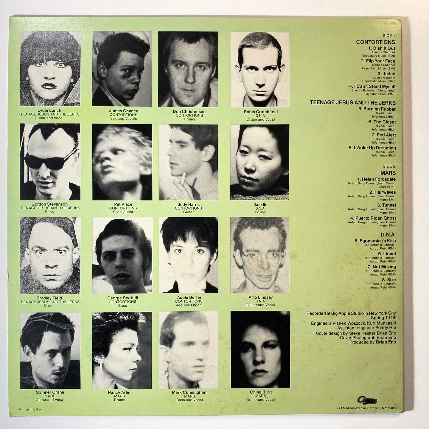 Various - No New York | Antilles (AN-7067) - 3 Various - No New York | Antilles (AN-7067) - 3