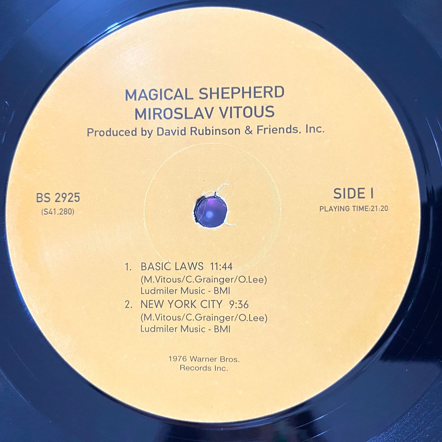 Miroslav Vitous - Magical Shepherd | Warner Bros. Records (BS 2925) - 2 Miroslav Vitous - Magical Shepherd | Warner Bros. Records (BS 2925) - 2