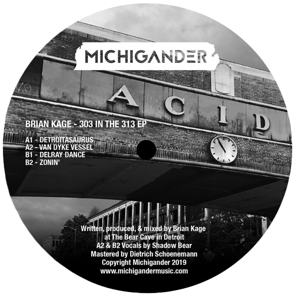 Brian Kage - 303 In The 313 EP | Michigander (MM04)