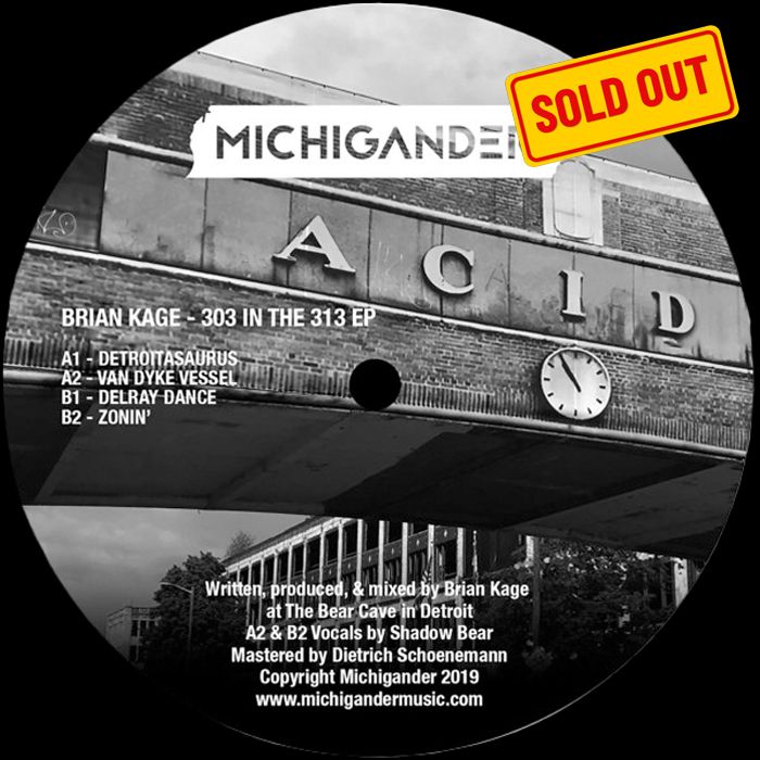 Brian Kage - 303 In The 313 EP | Michigander (MM04) - main