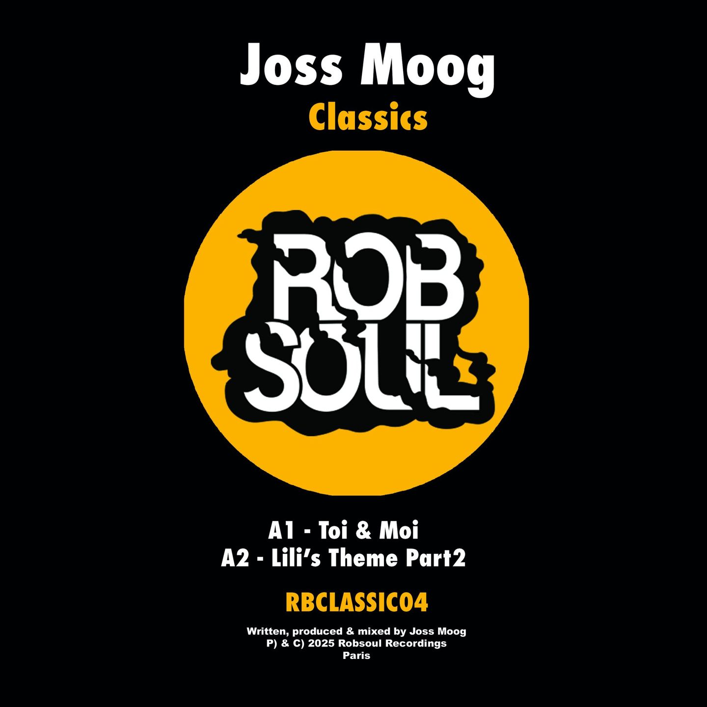Joss Moog - Robsoul | Robsoul Recordings (ROBSOULCLASSIC04) - main
