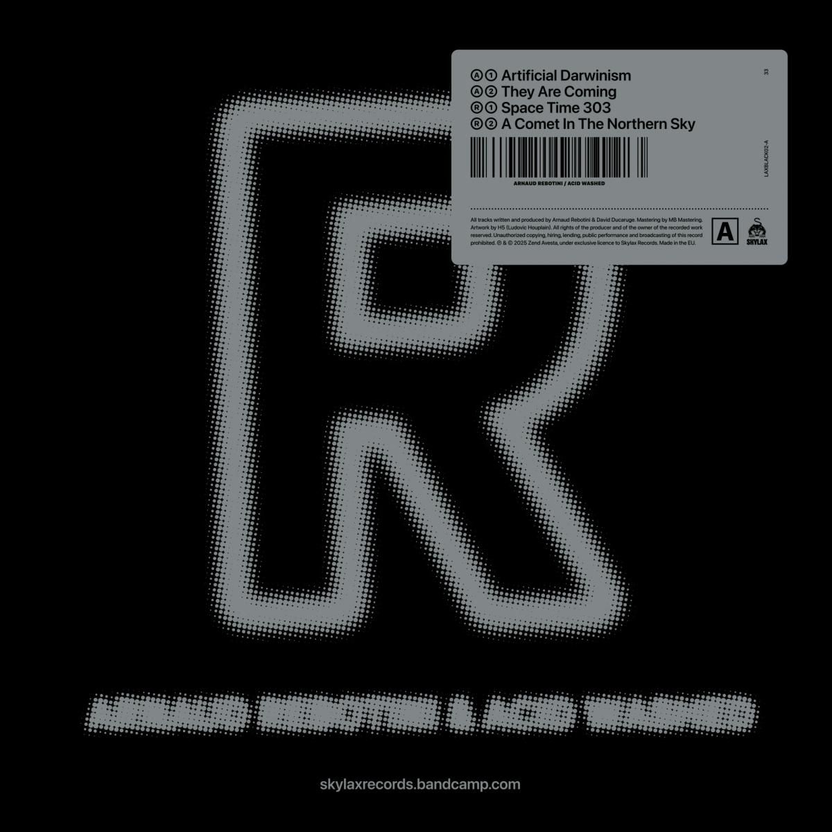 Arnaud Rebotini & Acid Washed - Artificial Darwinism | Skylax Records (LAXBLACK03) Arnaud Rebotini & Acid Washed - Artificial Darwinism | Skylax Records (LAXBLACK03)