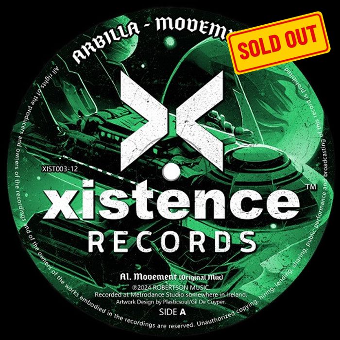 Arbilla - Movement EP | Xistence Records (XIST003-12) - main
