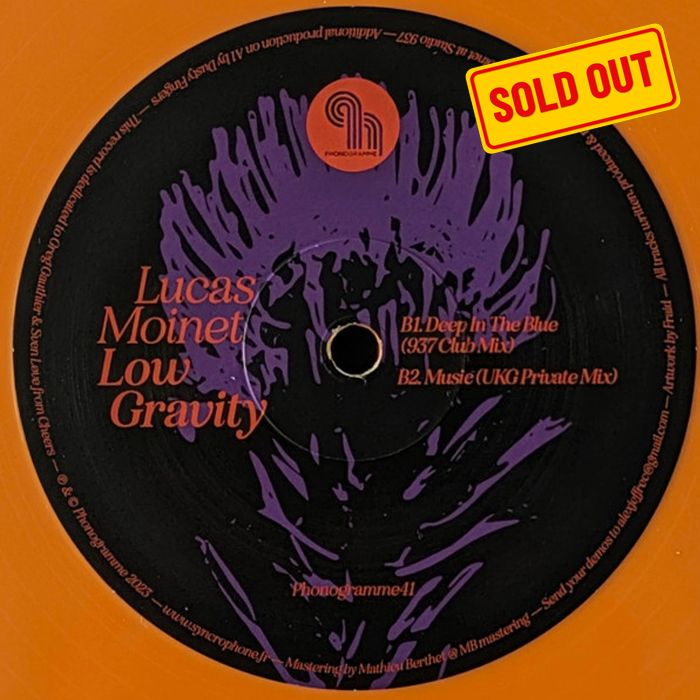 Lucas Moinet - Low Gravity | Phonogramme (PHONOGRAMME41) - main Lucas Moinet - Low Gravity | Phonogramme (PHONOGRAMME41) - main