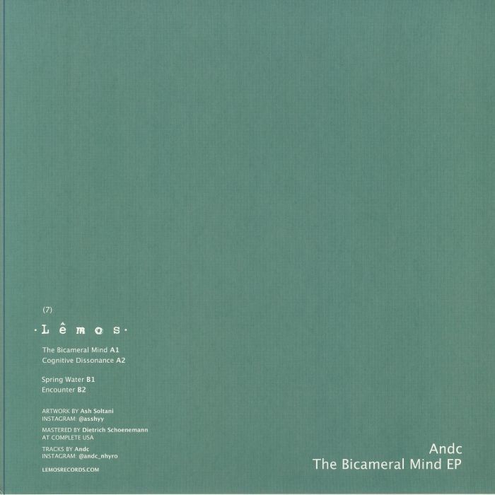 Andc - The Bicameral Mind EP | Lemos (LEMOS007) - 2 Andc - The Bicameral Mind EP | Lemos (LEMOS007) - 2