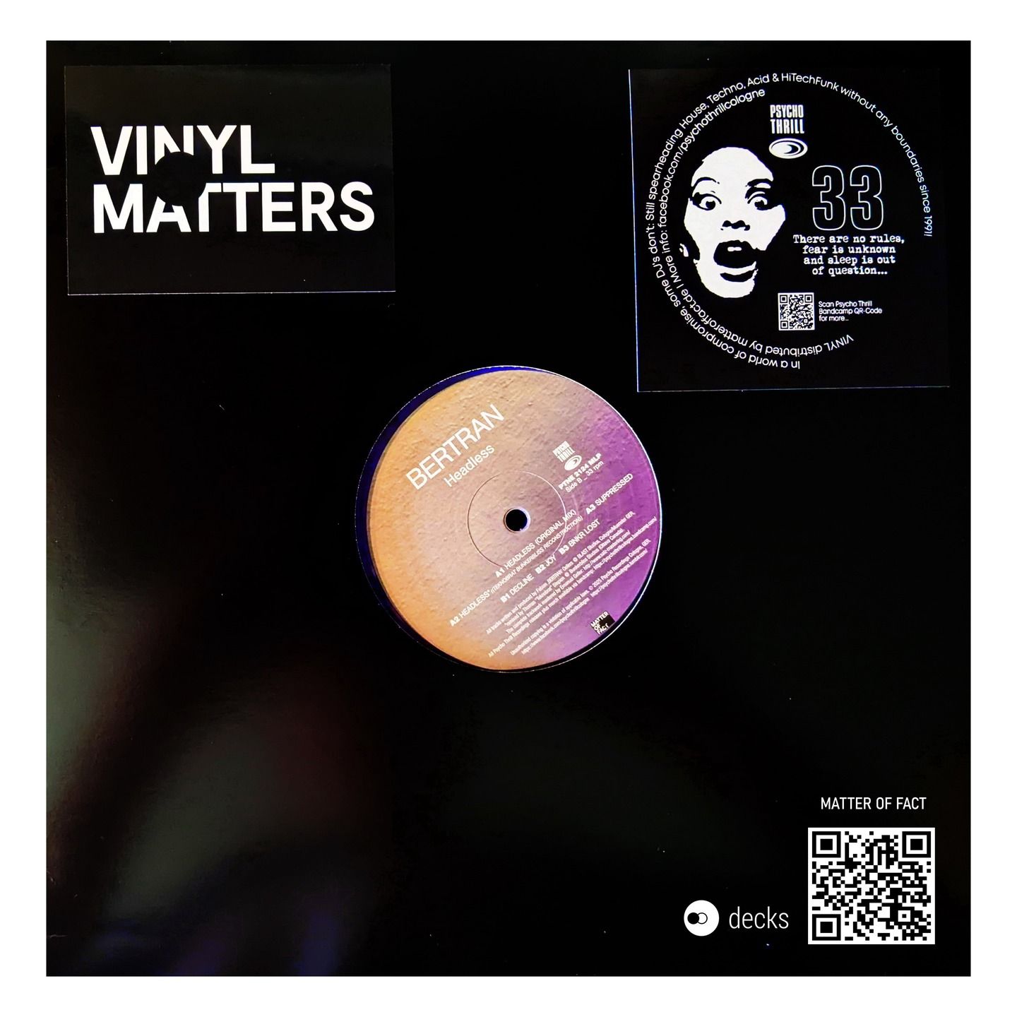 Bertran & Teknobrat - Headless | Psycho Thrill (PTNE 2124 MLP) - 3 Bertran & Teknobrat - Headless | Psycho Thrill (PTNE 2124 MLP) - 3