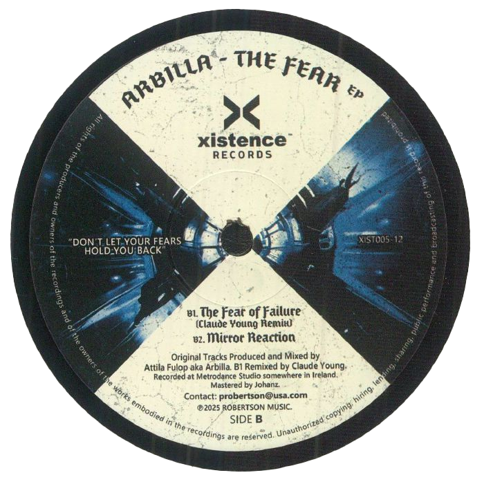 Arbilla - The Fear EP | Xistence Records (XIST005-12) - 3 Arbilla - The Fear EP | Xistence Records (XIST005-12) - 3
