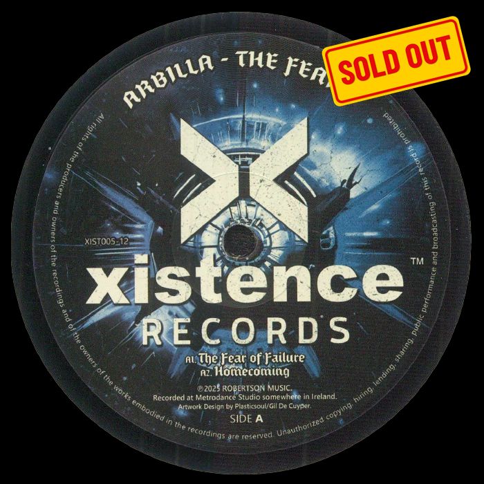 Arbilla - The Fear EP | Xistence Records (XIST005-12) - main Arbilla - The Fear EP | Xistence Records (XIST005-12) - main