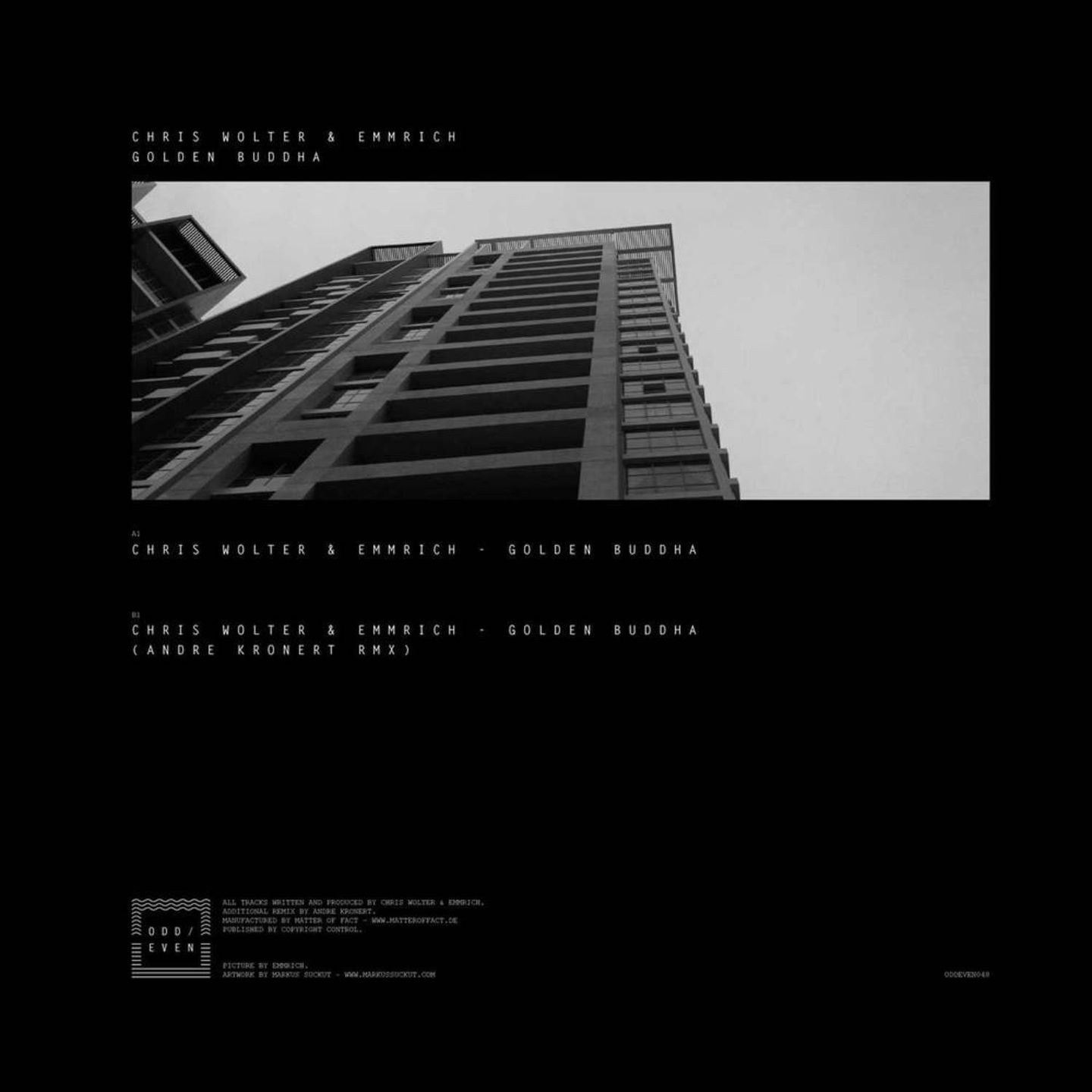 Chris Wolter & Emmrich - Golden Buddha | Odd Even (ODDEVEN048) - 2
