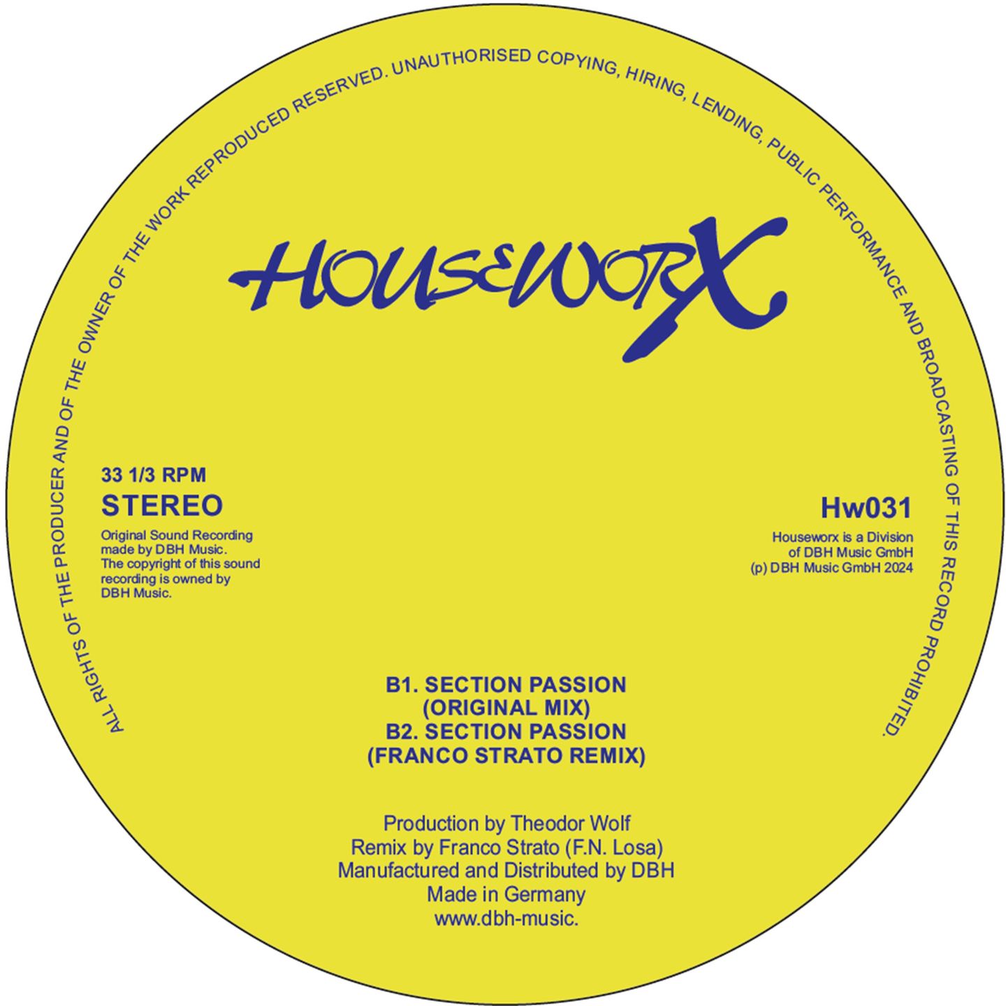 HSMA - Groove Hall Ep | Houseworx (HW031) - 2 HSMA - Groove Hall Ep | Houseworx (HW031) - 2