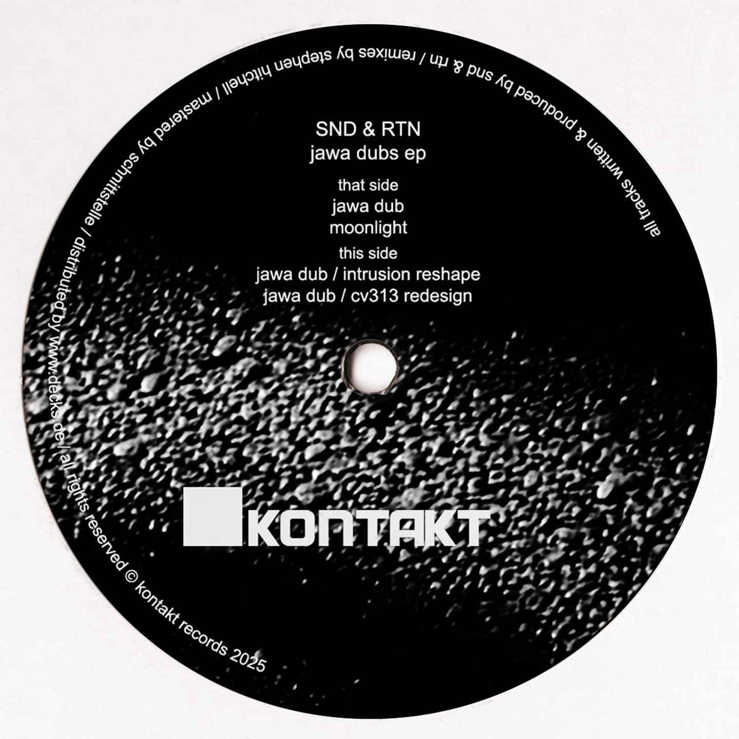 SND & RTN - Jawa Dubs EP | Kontakt Records (KNT-46) - main SND & RTN - Jawa Dubs EP | Kontakt Records (KNT-46) - main