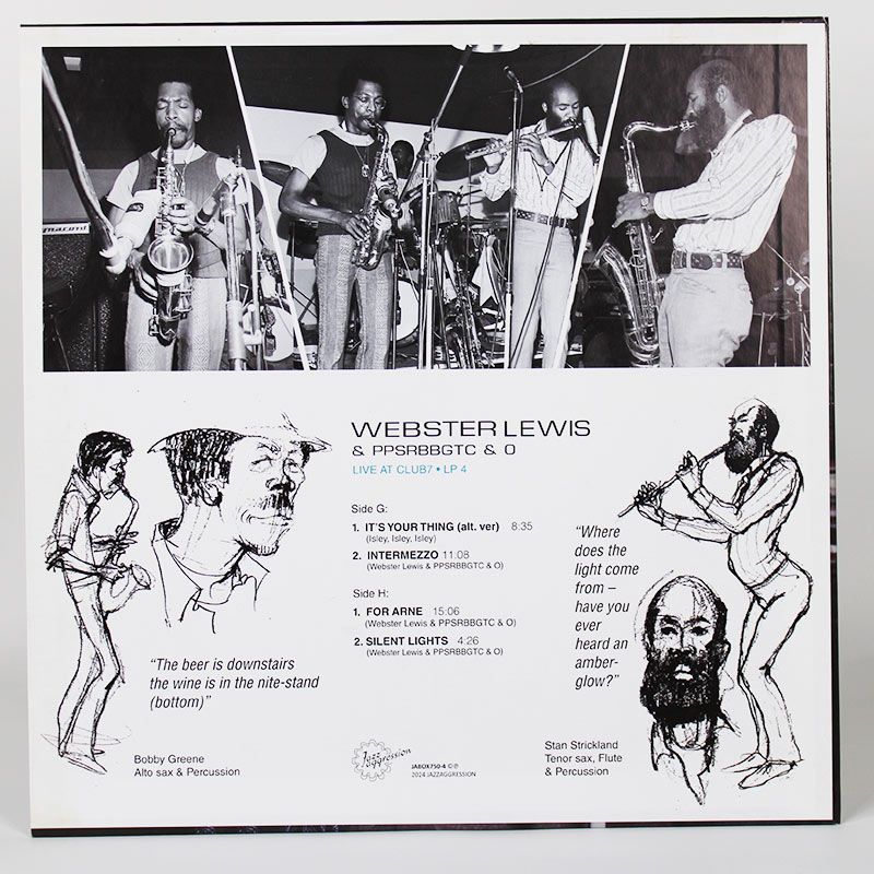 Webster Lewis - Live at Club7 (Box set 4xLP) | Jazzaggression Records (JABOX750) - 3