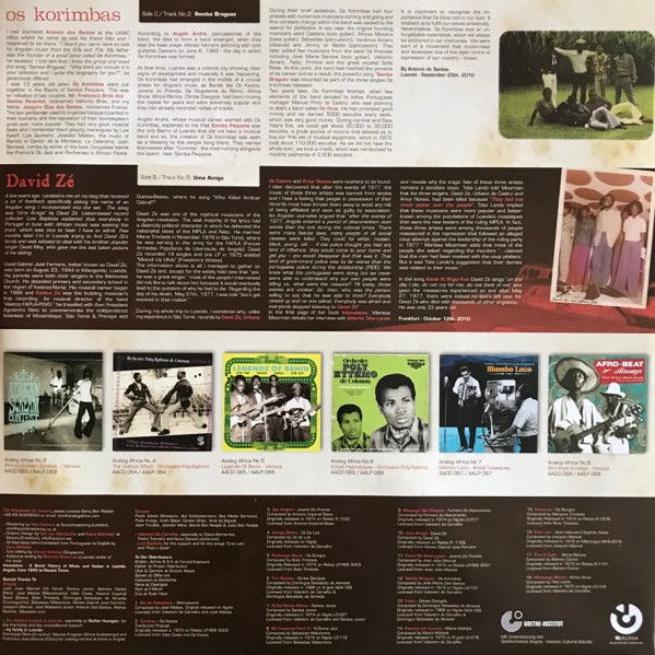 Angola Soundtrack - The Unique Sound Of Luanda 1968-1976
