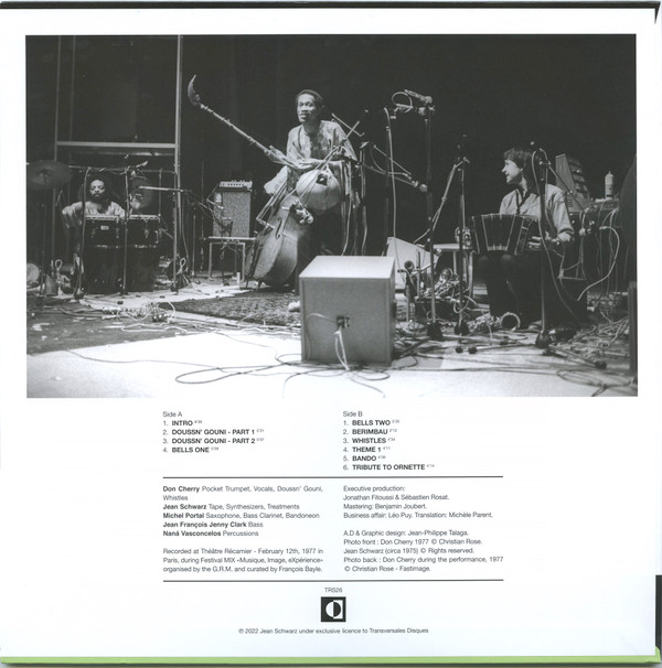 Don Cherry , Jean Schwarz - Roundtrip (1977) | Transversales Disques (TRS26) - 3