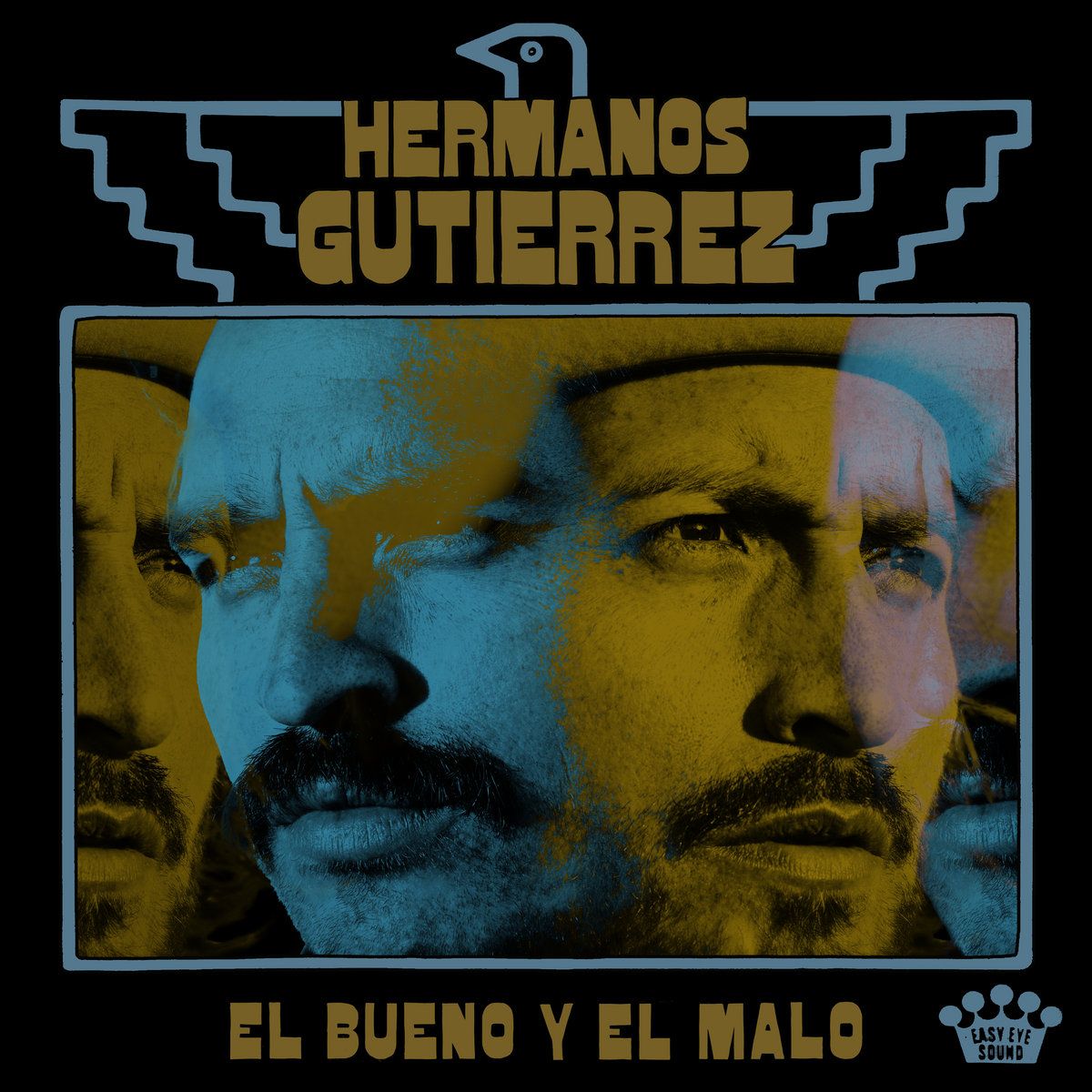 Hermanos Gutiérrez - El Bueno Y El Malo (Turquoise/Black Smoke Vinyl - Indies) | Easy Eye Sound (EES-027) - main Hermanos Gutiérrez - El Bueno Y El Malo (Turquoise/Black Smoke Vinyl - Indies) | Easy Eye Sound (EES-027) - main