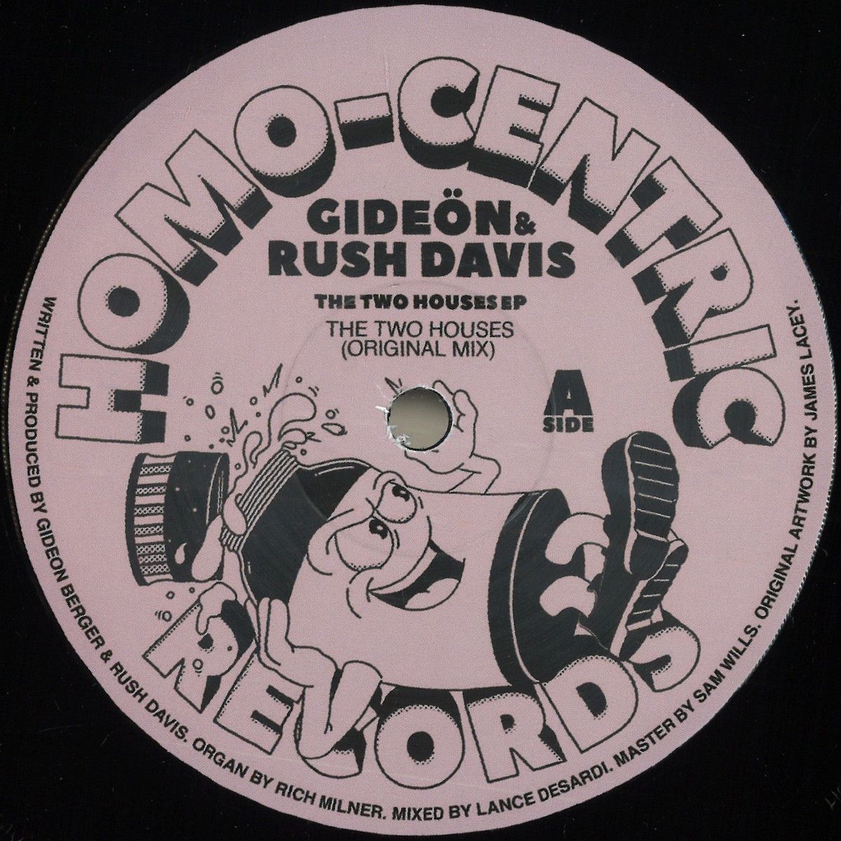 GIDEÖN & Rush Davis - The Two Houses EP | HOMO-CENTRIC RECORDS (HOMOCENTRIC 011EP)