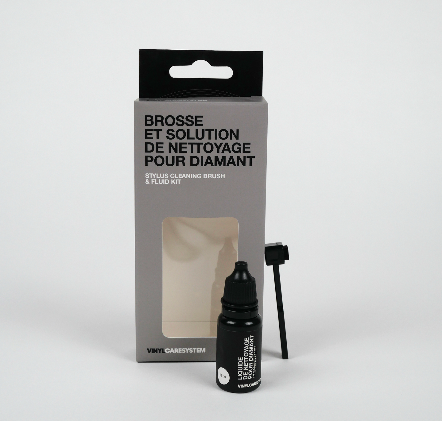 VINYLCARESYSTEM - Brush and cleaning solution for diamond VINYLCARESYSTEM - Brush and cleaning solution for diamond